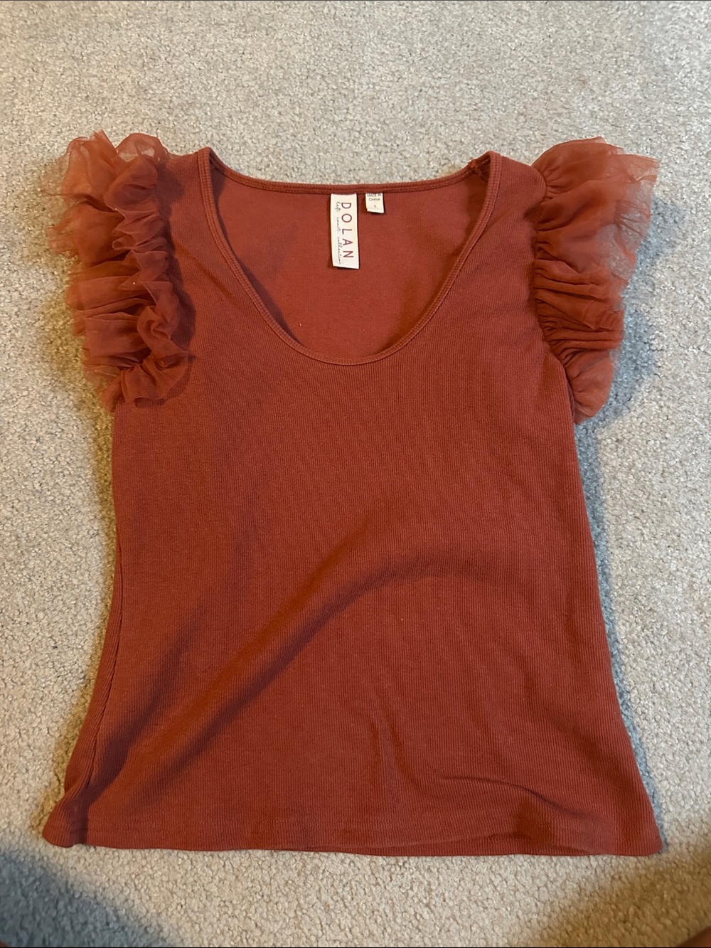 Dolan ruffle blouse